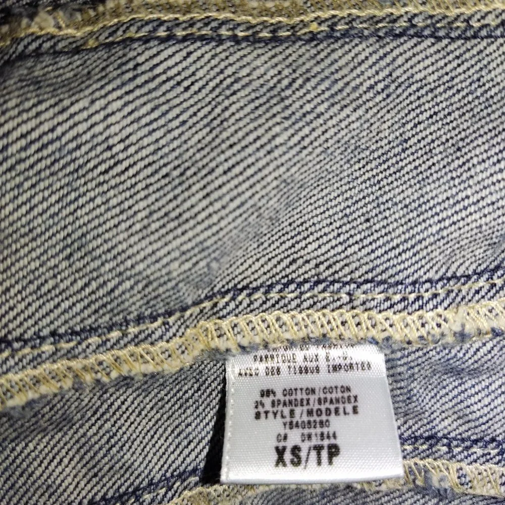 Guess Premium | Denim corset bustier top | Size XS - Picture 8 of 16